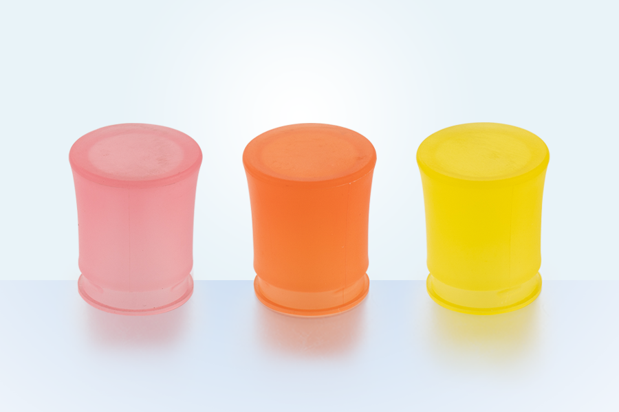 Couvercle de vis de parfum coloré en plastique